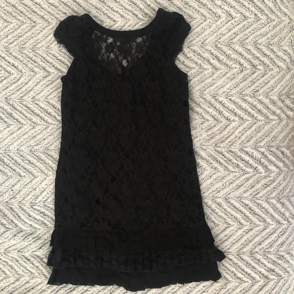Jessica Simpson Lace Black Dress